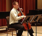 Greg Kinat performing Till MacIvor Meyn's World Premiere Two Essays for Cello February 22, Evening Concert at Bliss Recital Hall - 2006